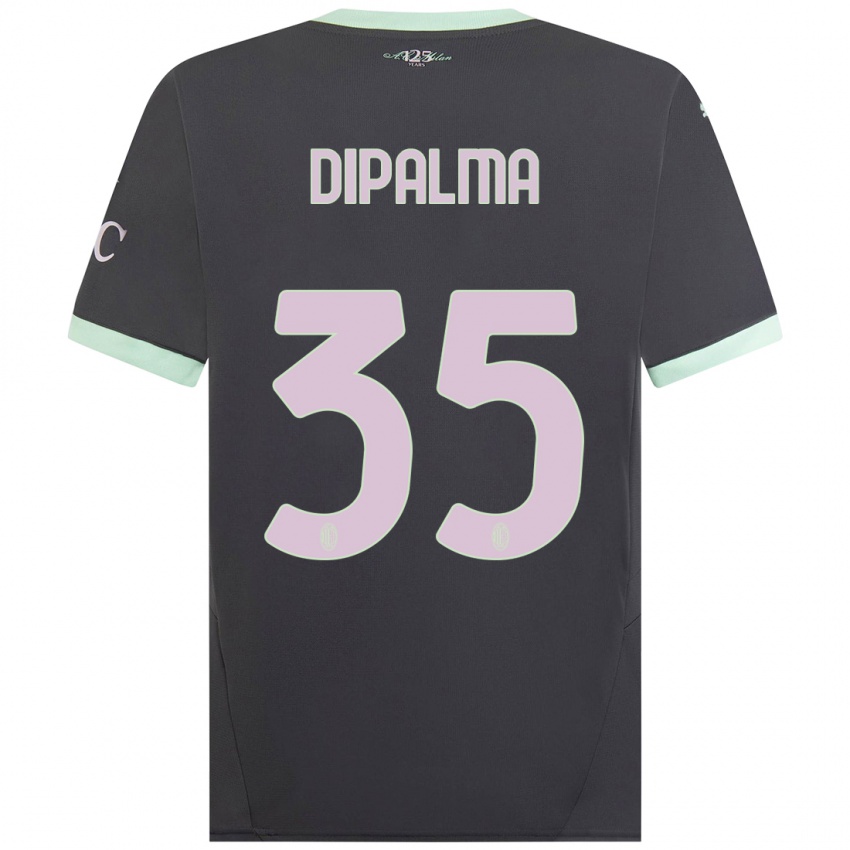 Niño Camiseta Matteo Dipalma #35 Gris Equipación Tercera 2024/25 La Camisa Perú