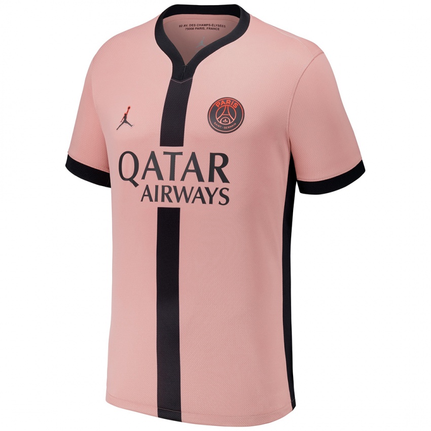 Niño Camiseta Mathis Jangeal #0 Rosa Óxido Equipación Tercera 2024/25 La Camisa Perú