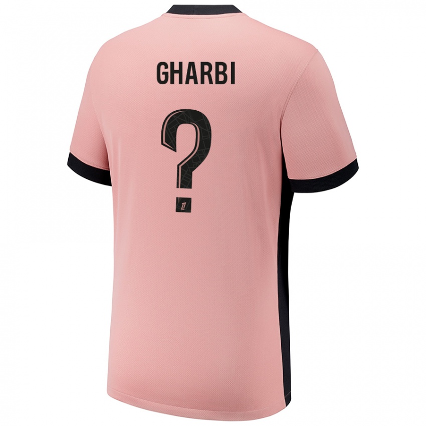 Niño Camiseta Ismael Gharbi #0 Rosa Óxido Equipación Tercera 2024/25 La Camisa Perú