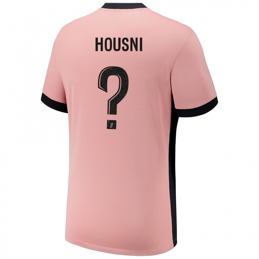 Niño Camiseta Ilyes Housni #0 Rosa Óxido Equipación Tercera 2024/25 La Camisa Perú