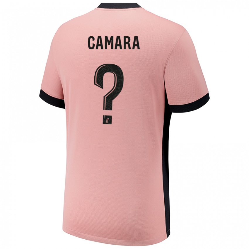 Niño Camiseta Oumar Camara #0 Rosa Óxido Equipación Tercera 2024/25 La Camisa Perú