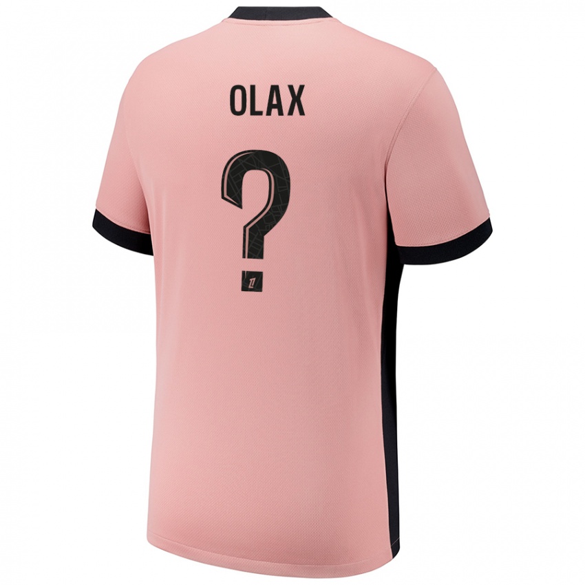 Niño Camiseta Djamy Olax #0 Rosa Óxido Equipación Tercera 2024/25 La Camisa Perú