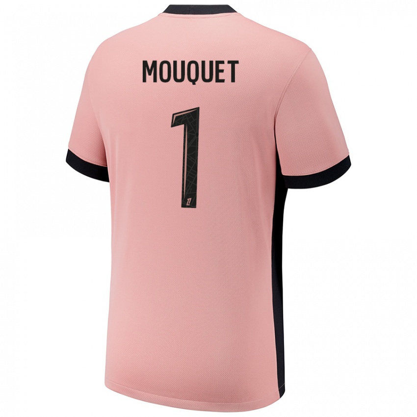 Niño Camiseta Louis Mouquet #1 Rosa Óxido Equipación Tercera 2024/25 La Camisa Perú