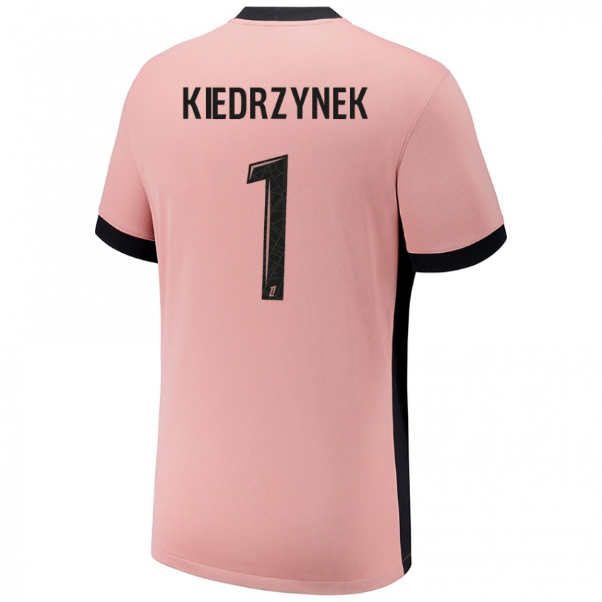 Niño Camiseta Katarzyna Kiedrzynek #1 Rosa Óxido Equipación Tercera 2024/25 La Camisa Perú