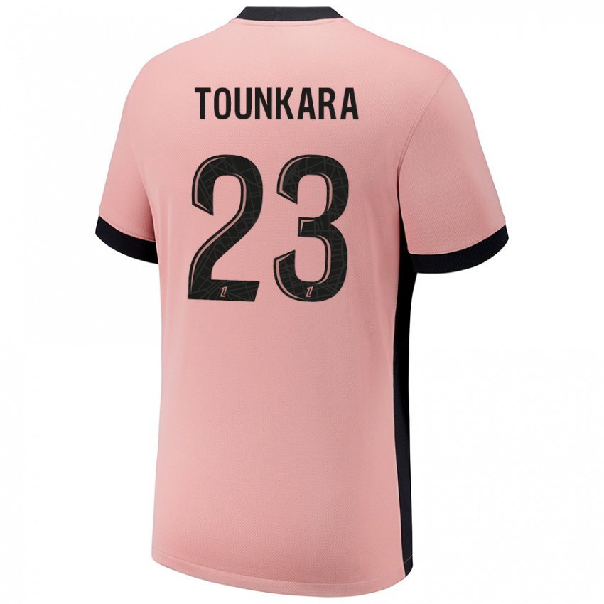 Niño Camiseta Aïssatou Tounkara #23 Rosa Óxido Equipación Tercera 2024/25 La Camisa Perú