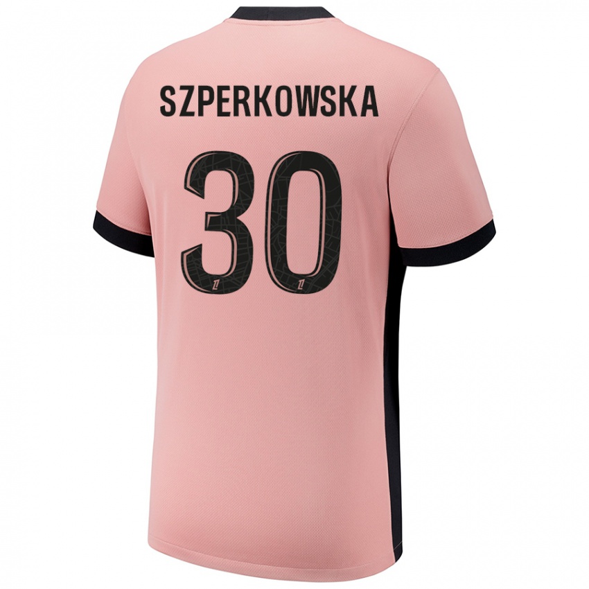 Niño Camiseta Oliwia Szperkowska #30 Rosa Óxido Equipación Tercera 2024/25 La Camisa Perú