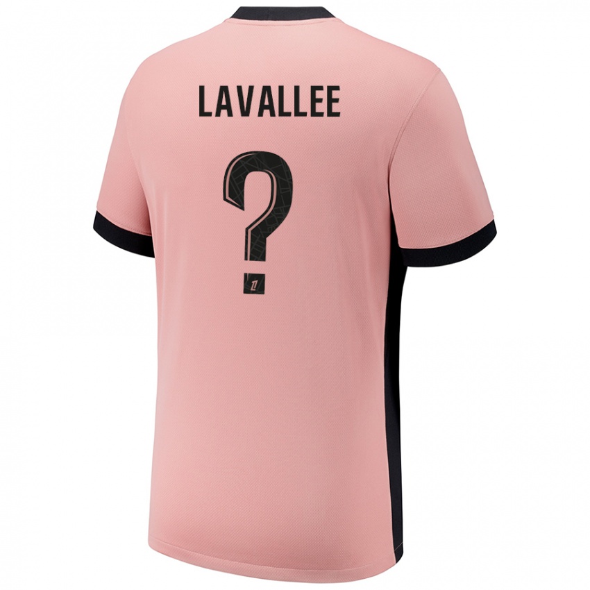 Niño Camiseta Lucas Lavallee #0 Rosa Óxido Equipación Tercera 2024/25 La Camisa Perú