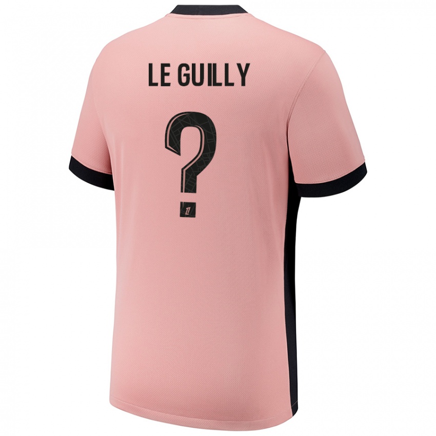 Niño Camiseta Eden Le Guilly #0 Rosa Óxido Equipación Tercera 2024/25 La Camisa Perú