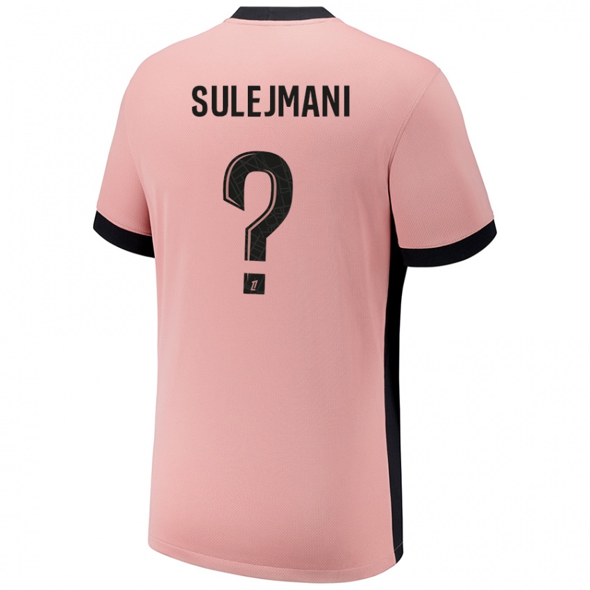 Niño Camiseta Lora Sulejmani #0 Rosa Óxido Equipación Tercera 2024/25 La Camisa Perú