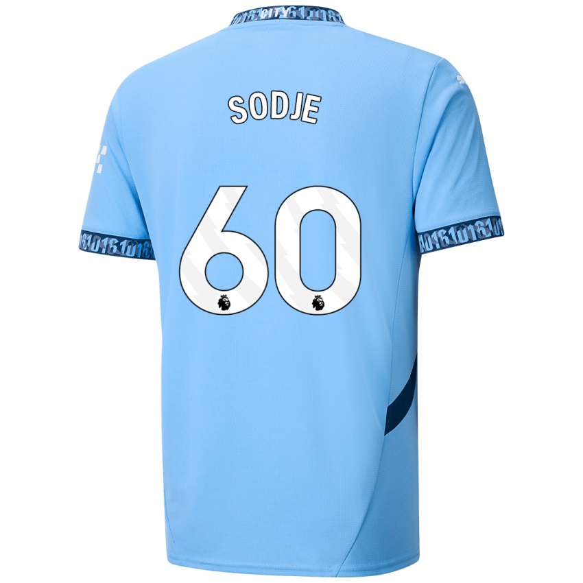 Hombre Camiseta Tai Sodje #60 Azul Marino 1ª Equipación 2024/25 La Camisa Perú