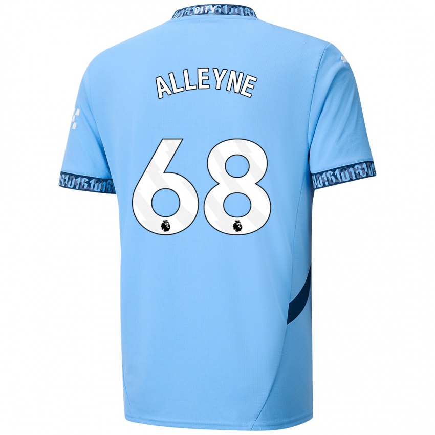 Hombre Camiseta Max Alleyne #68 Azul Marino 1ª Equipación 2024/25 La Camisa Perú