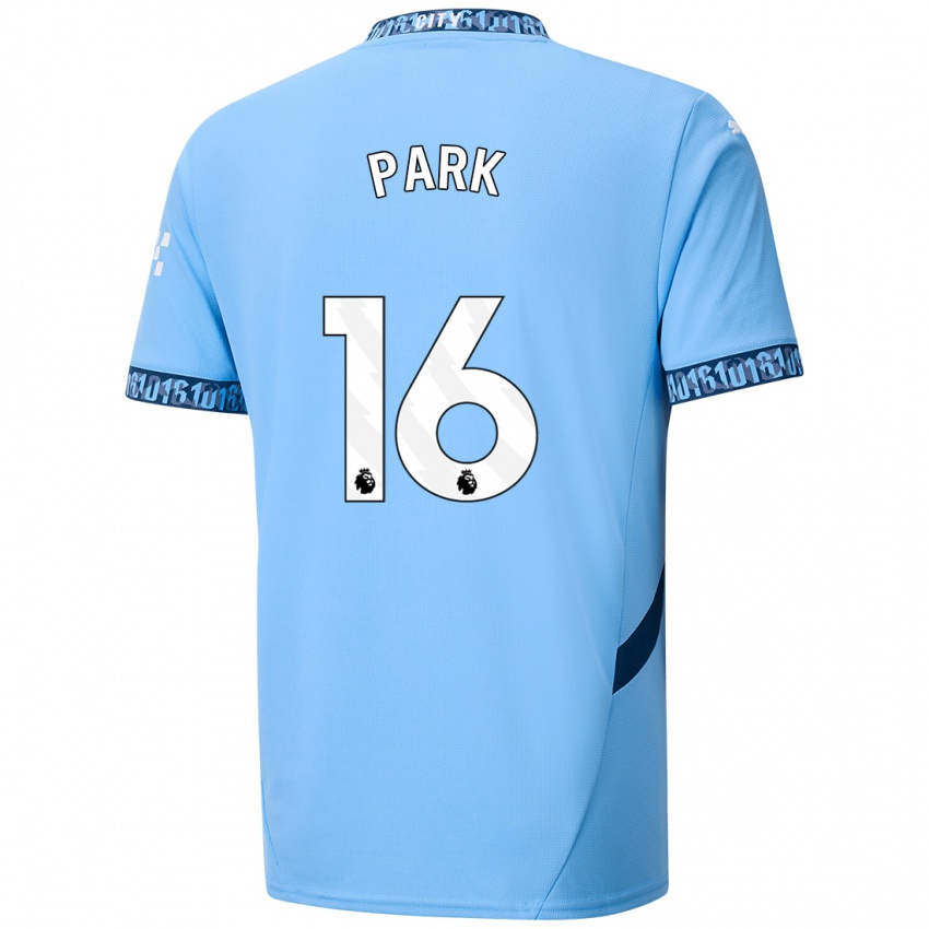 Hombre Camiseta Jess Park #16 Azul Marino 1ª Equipación 2024/25 La Camisa Perú