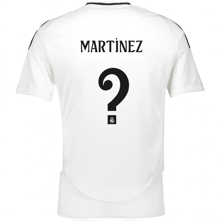 Hombre Camiseta Antonio Martínez #0 Blanco 1ª Equipación 2024/25 La Camisa Perú