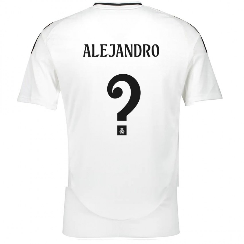 Hombre Camiseta Alejandro Hernández #0 Blanco 1ª Equipación 2024/25 La Camisa Perú