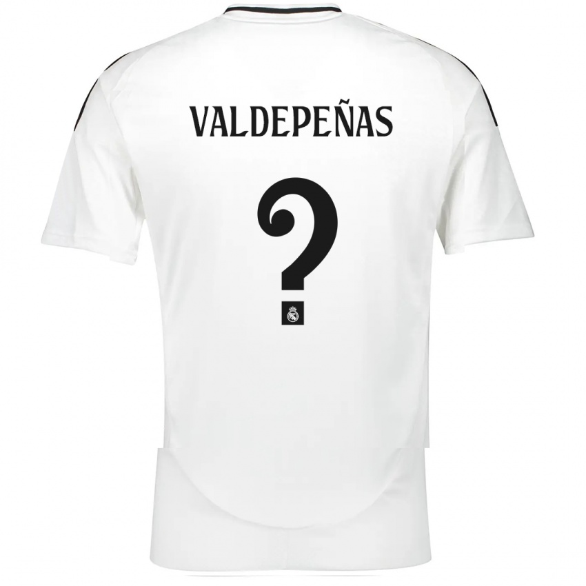 Hombre Camiseta Víctor Valdepeñas #0 Blanco 1ª Equipación 2024/25 La Camisa Perú