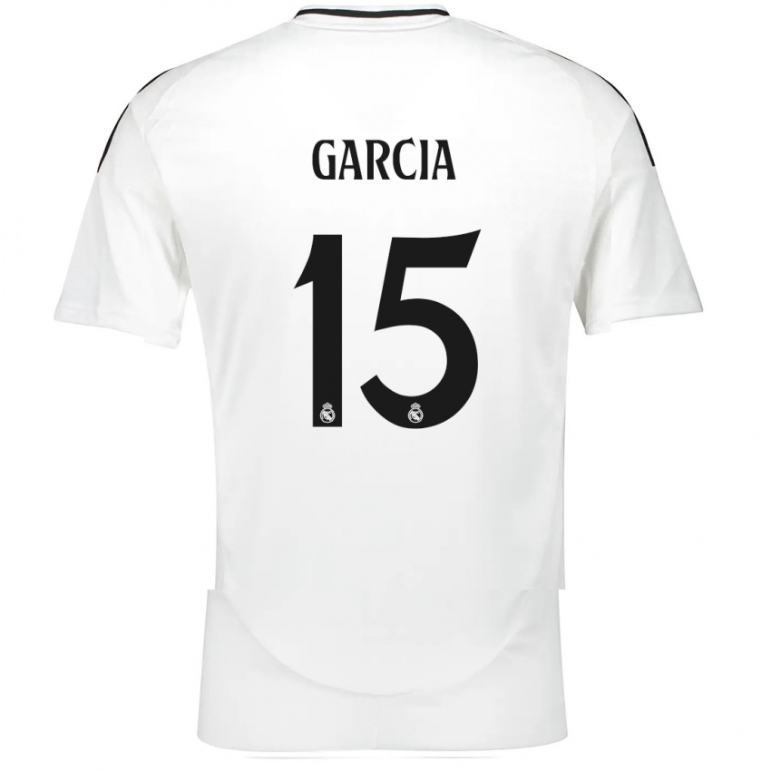 Hombre Camiseta Sheila García #15 Blanco 1ª Equipación 2024/25 La Camisa Perú