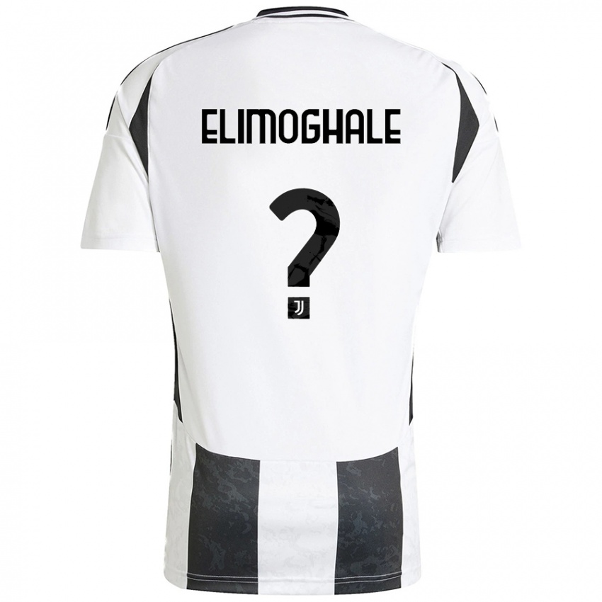 Hombre Camiseta Destiny Elimoghale #0 Blanco Negro 1ª Equipación 2024/25 La Camisa Perú