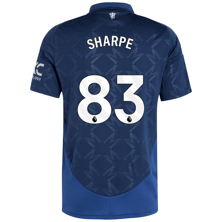 Hombre Camiseta Malachi Sharpe #83 Índigo 2ª Equipación 2024/25 La Camisa Perú