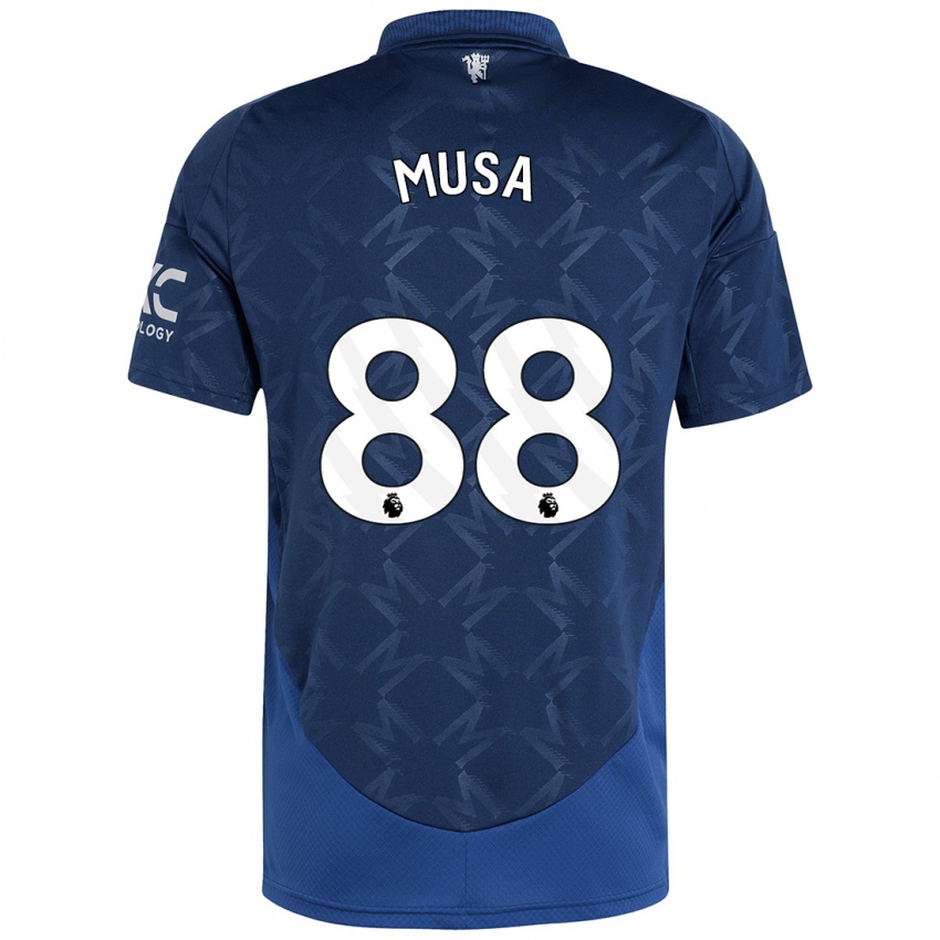 Hombre Camiseta Victor Musa #88 Índigo 2ª Equipación 2024/25 La Camisa Perú