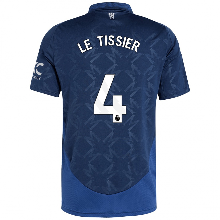 Hombre Camiseta Maya Le Tissier #4 Índigo 2ª Equipación 2024/25 La Camisa Perú