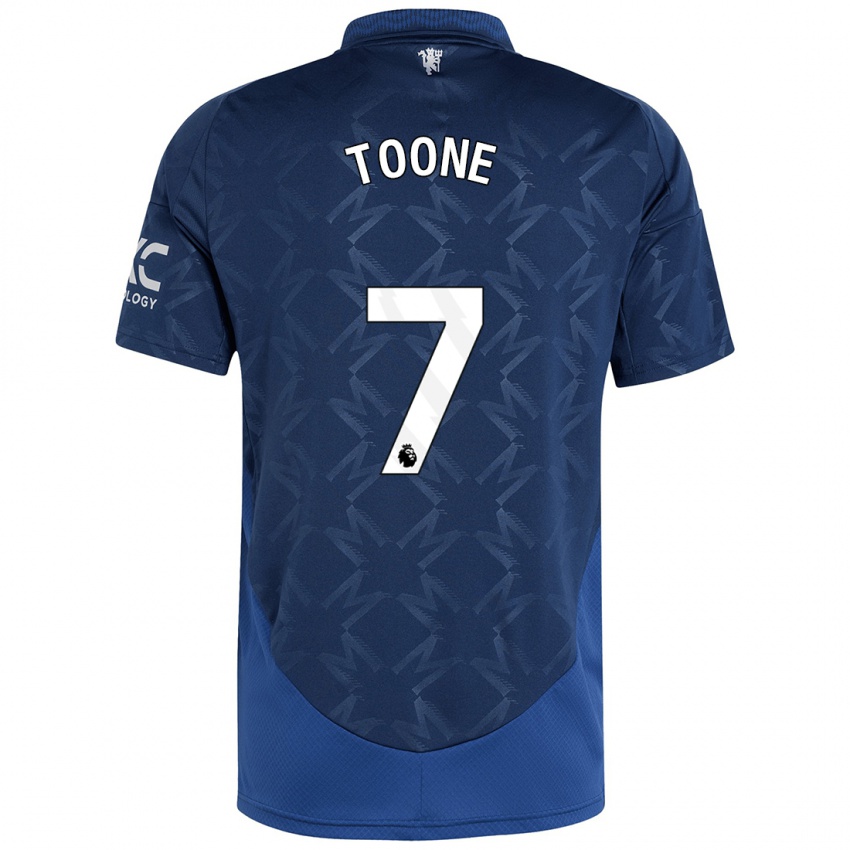 Hombre Camiseta Ella Toone #7 Índigo 2ª Equipación 2024/25 La Camisa Perú