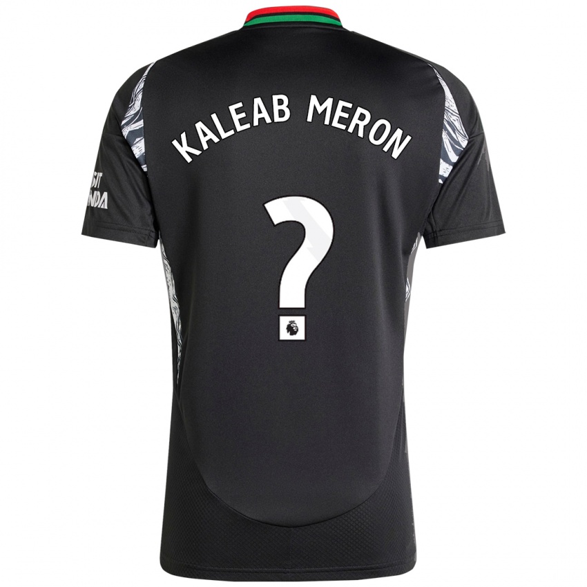 Hombre Camiseta Kaleab Meron #0 Negro 2ª Equipación 2024/25 La Camisa Perú