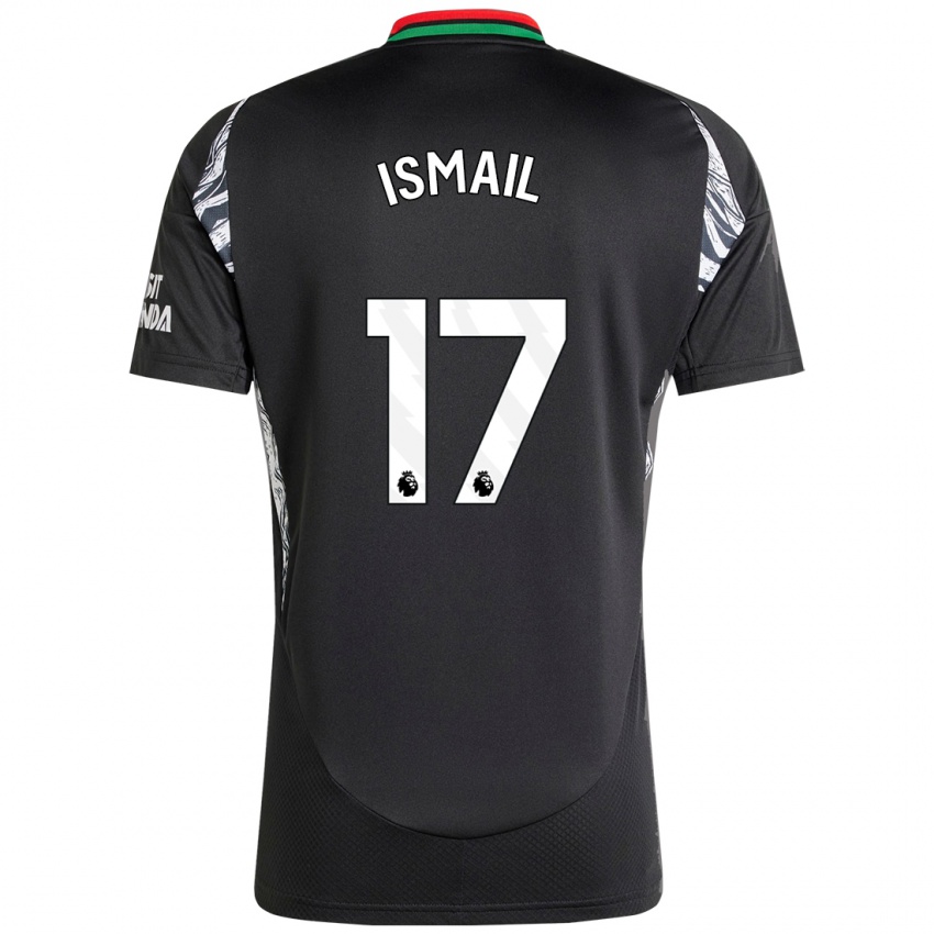 Hombre Camiseta Cam'ron Ismail #17 Negro 2ª Equipación 2024/25 La Camisa Perú