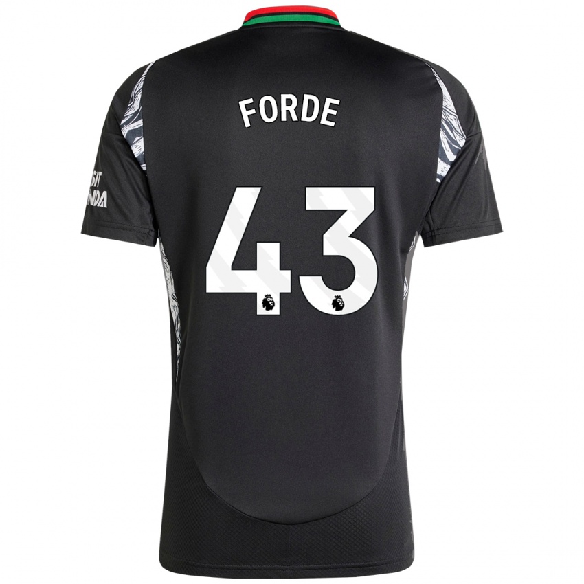 Hombre Camiseta Romari Forde #43 Negro 2ª Equipación 2024/25 La Camisa Perú