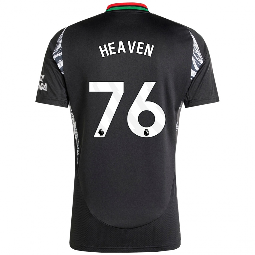 Hombre Camiseta Ayden Heaven #76 Negro 2ª Equipación 2024/25 La Camisa Perú