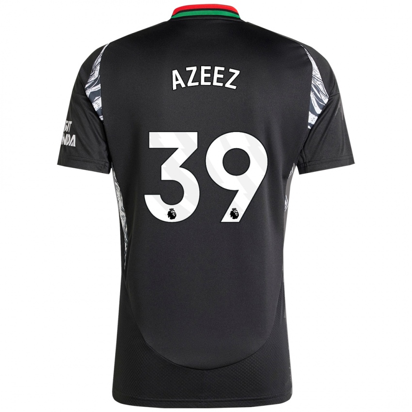 Hombre Camiseta Miguel Azeez #39 Negro 2ª Equipación 2024/25 La Camisa Perú