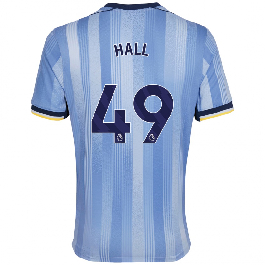 Hombre Camiseta Tyrese Hall #49 Azul Claro 2ª Equipación 2024/25 La Camisa Perú