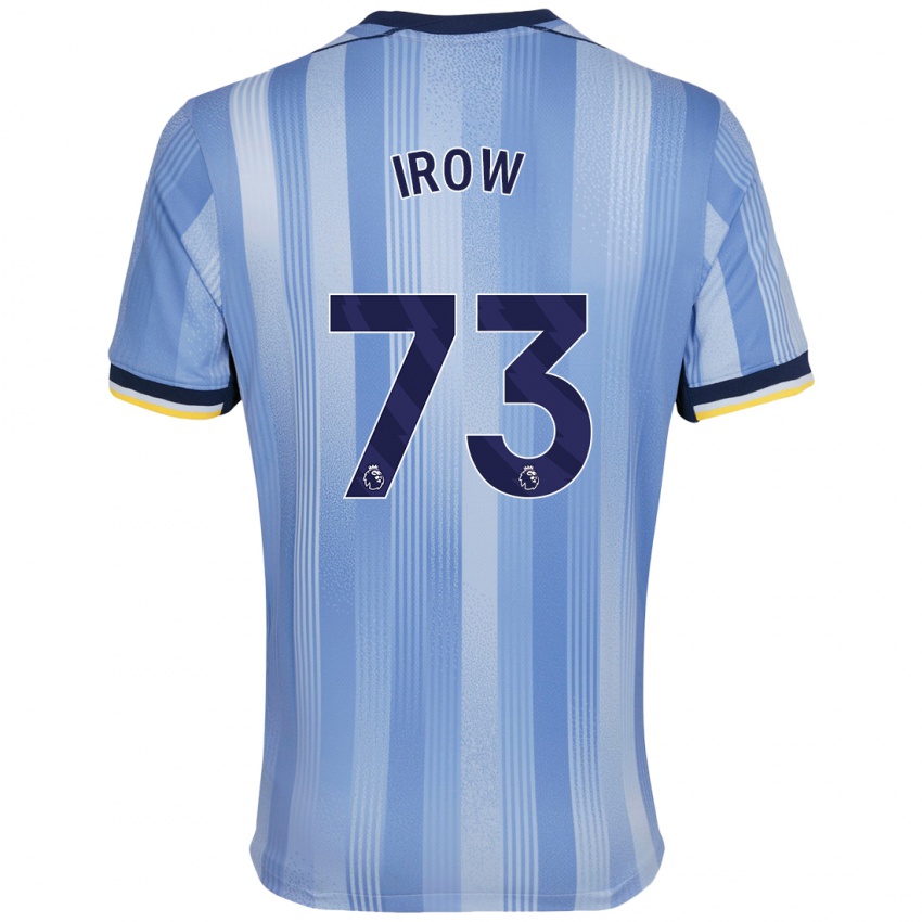 Hombre Camiseta Oliver Irow #73 Azul Claro 2ª Equipación 2024/25 La Camisa Perú