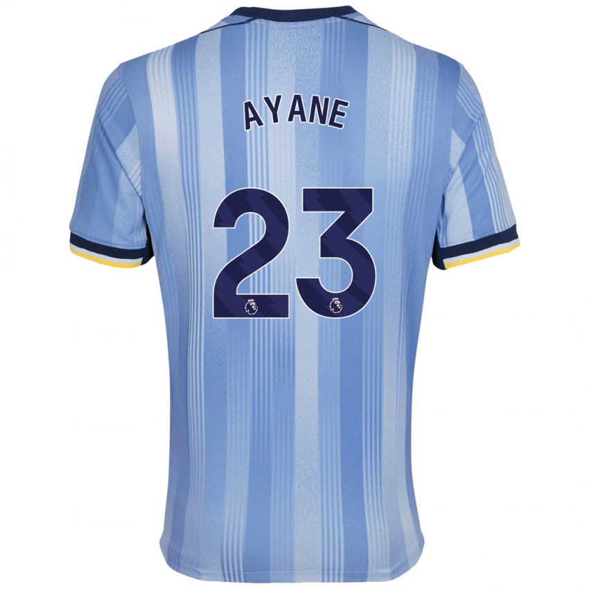 Hombre Camiseta Rosella Ayane #23 Azul Claro 2ª Equipación 2024/25 La Camisa Perú