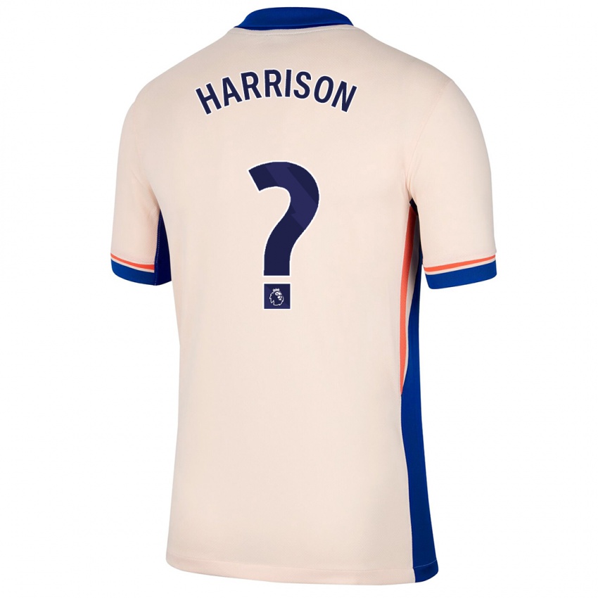 Hombre Camiseta Ollie Harrison #0 Beige Claro 2ª Equipación 2024/25 La Camisa Perú