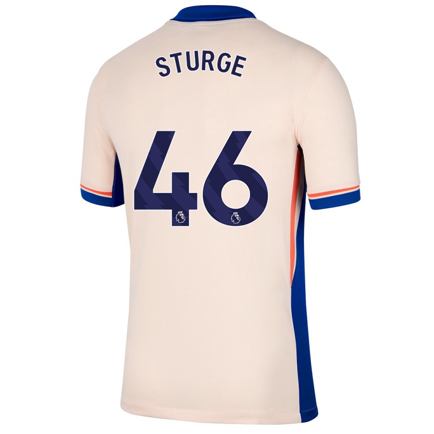 Hombre Camiseta Zak Sturge #46 Beige Claro 2ª Equipación 2024/25 La Camisa Perú