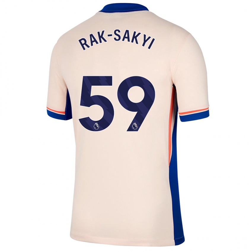 Hombre Camiseta Sam Rak-Sakyi #59 Beige Claro 2ª Equipación 2024/25 La Camisa Perú