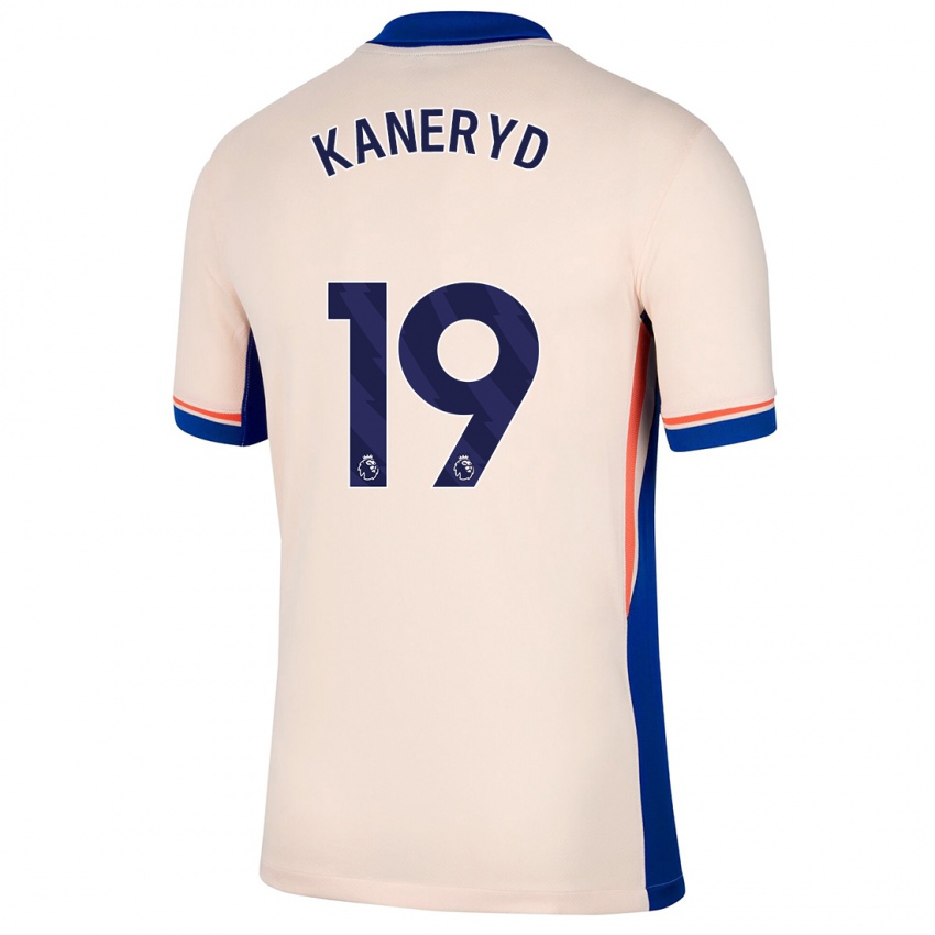 Hombre Camiseta Johanna Rytting Kaneryd #19 Beige Claro 2ª Equipación 2024/25 La Camisa Perú