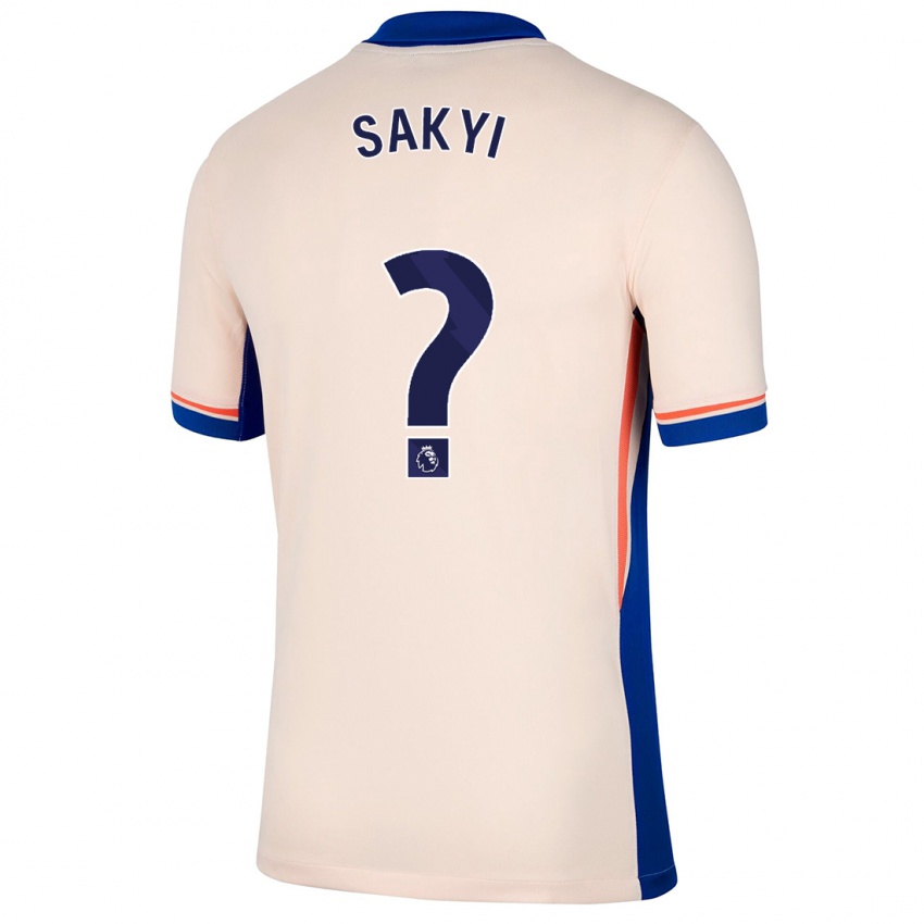 Hombre Camiseta Samuel Rak-Sakyi #0 Beige Claro 2ª Equipación 2024/25 La Camisa Perú