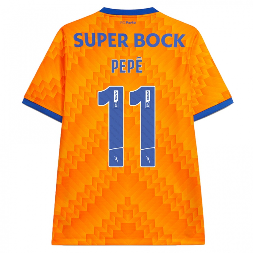 Hombre Camiseta Pepe #11 Naranja 2ª Equipación 2024/25 La Camisa Perú