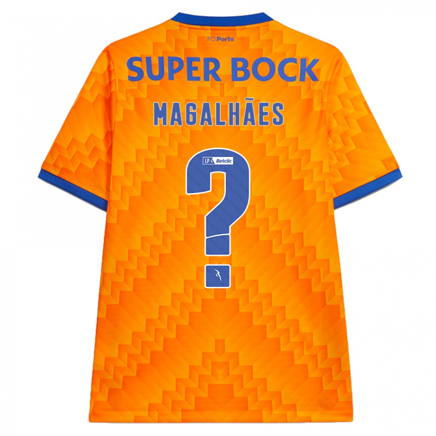 Hombre Camiseta Rafael Magalhães #0 Naranja 2ª Equipación 2024/25 La Camisa Perú