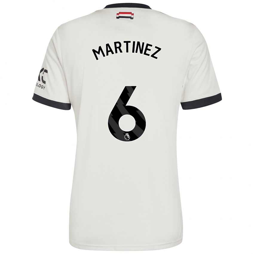 Hombre Camiseta Lisandro Martinez #6 Blanquecino Equipación Tercera 2024/25 La Camisa Perú