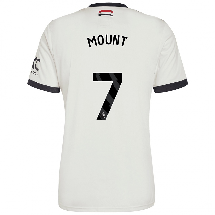 Hombre Camiseta Mason Mount #7 Blanquecino Equipación Tercera 2024/25 La Camisa Perú