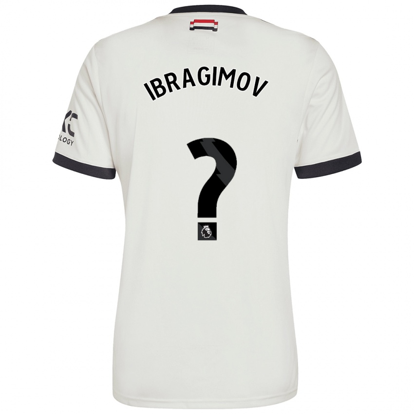 Hombre Camiseta Amir Ibragimov #0 Blanquecino Equipación Tercera 2024/25 La Camisa Perú