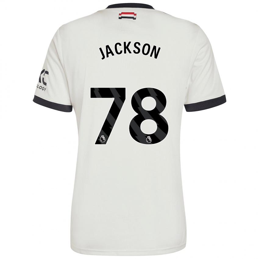 Hombre Camiseta Louis Jackson #78 Blanquecino Equipación Tercera 2024/25 La Camisa Perú