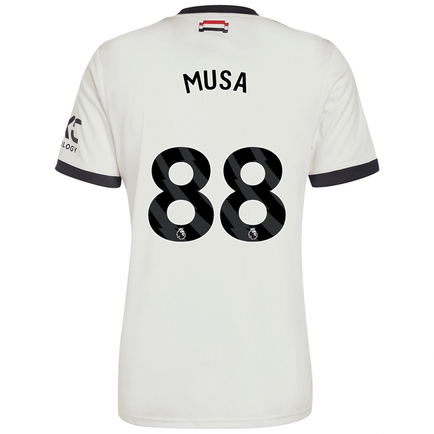 Hombre Camiseta Victor Musa #88 Blanquecino Equipación Tercera 2024/25 La Camisa Perú