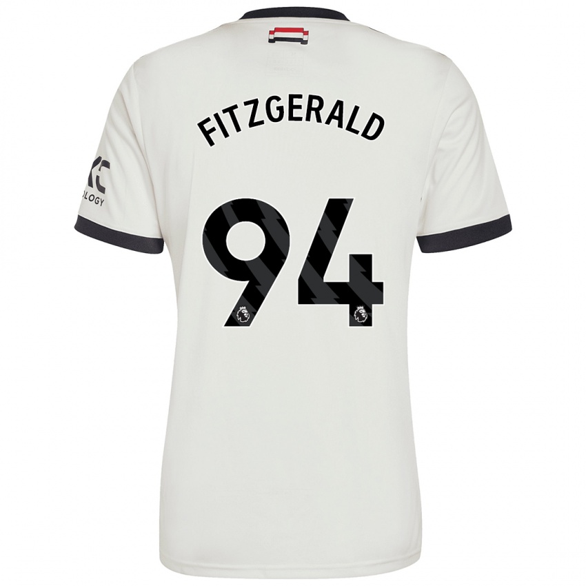 Hombre Camiseta Jayce Fitzgerald #94 Blanquecino Equipación Tercera 2024/25 La Camisa Perú