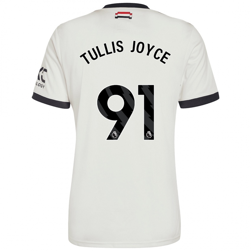 Hombre Camiseta Phallon Tullis-Joyce #91 Blanquecino Equipación Tercera 2024/25 La Camisa Perú