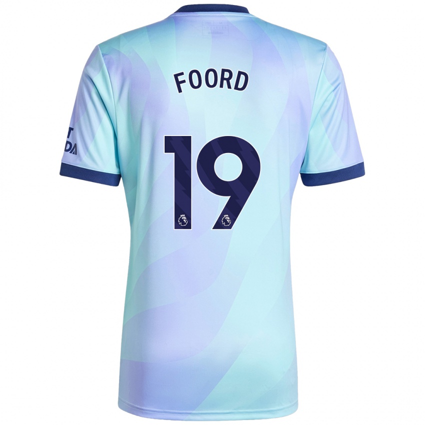 Hombre Camiseta Caitlin Foord #19 Agua Equipación Tercera 2024/25 La Camisa Perú