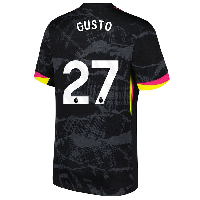 Hombre Camiseta Malo Gusto #27 Negro Rosa Equipación Tercera 2024/25 La Camisa Perú