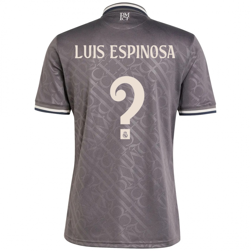 Hombre Camiseta José Luis Espinosa #0 Carbón Equipación Tercera 2024/25 La Camisa Perú